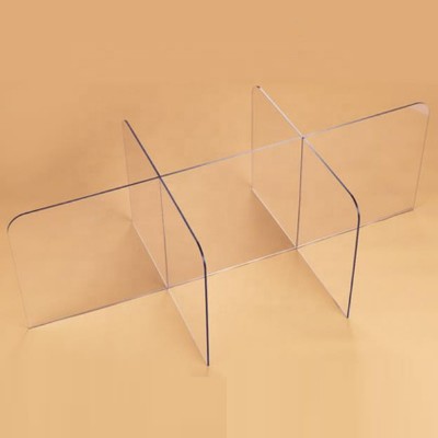 Customizable acrylic partition,sneeze guard for restaurant and office desk dividers, plexiglass sneeze guard