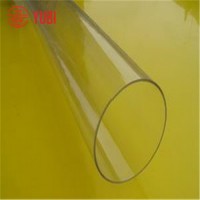 Newest unique plexiglass hollow flexible tube