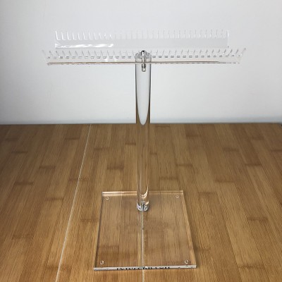 Wholesale Acrylic Hair Extension Stand Acrylic Display Rack For Stylists Organization for Hair Extension Installation